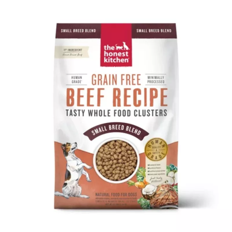 Honest Kitchen Dog GF Clusters Beef Small Breed
