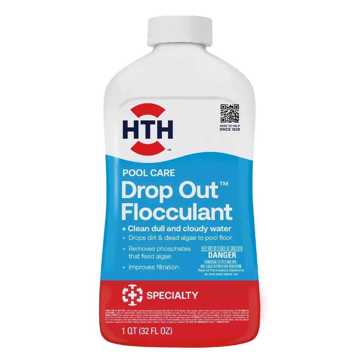 HTH Pool Care Drop Out™ Flocculant 1 quart