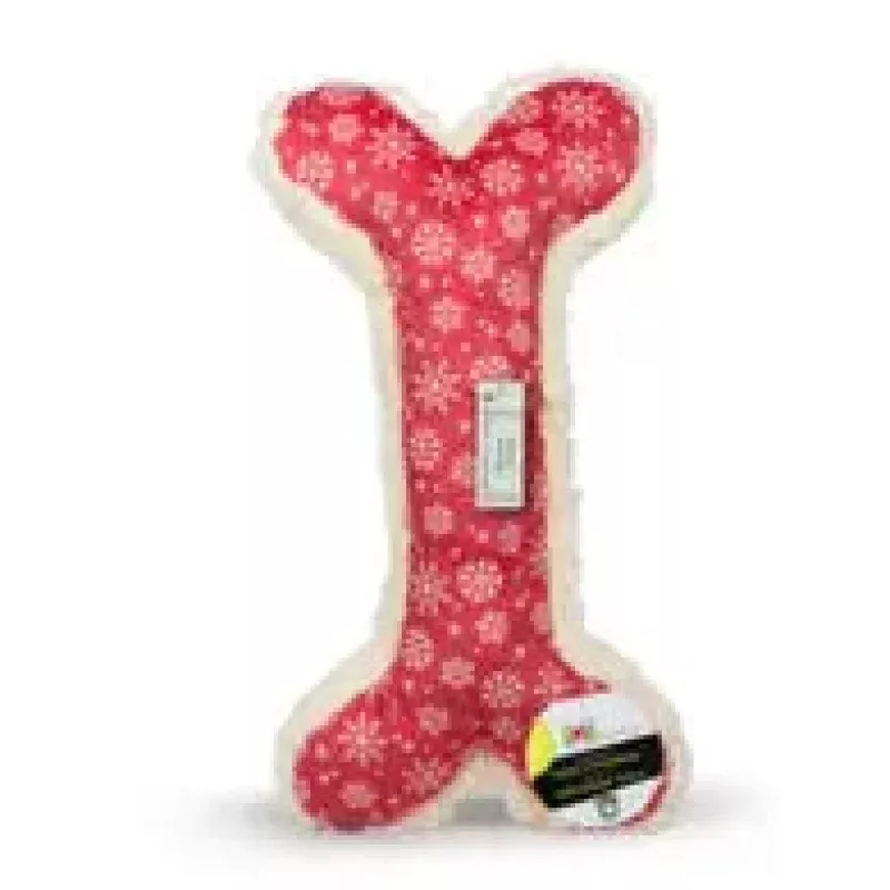 HuggleFleece Jingle All the Way Snowflake Bone