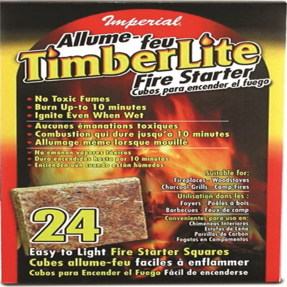 Imperial Timberlite Fire Starter Square Carton