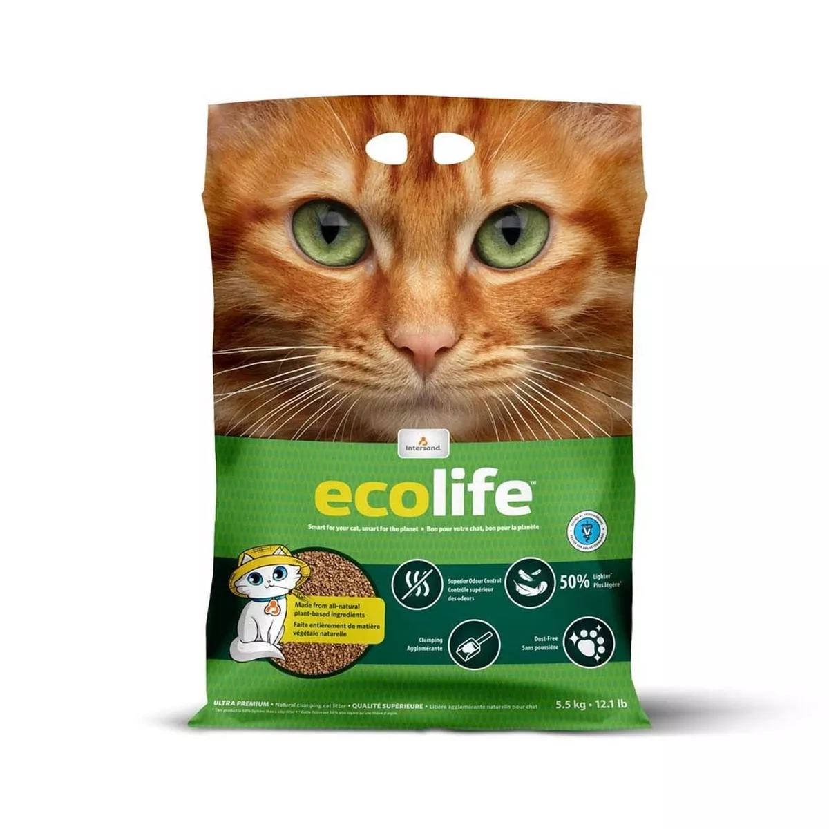 Intersand Ecolife Alternative Cat Litter