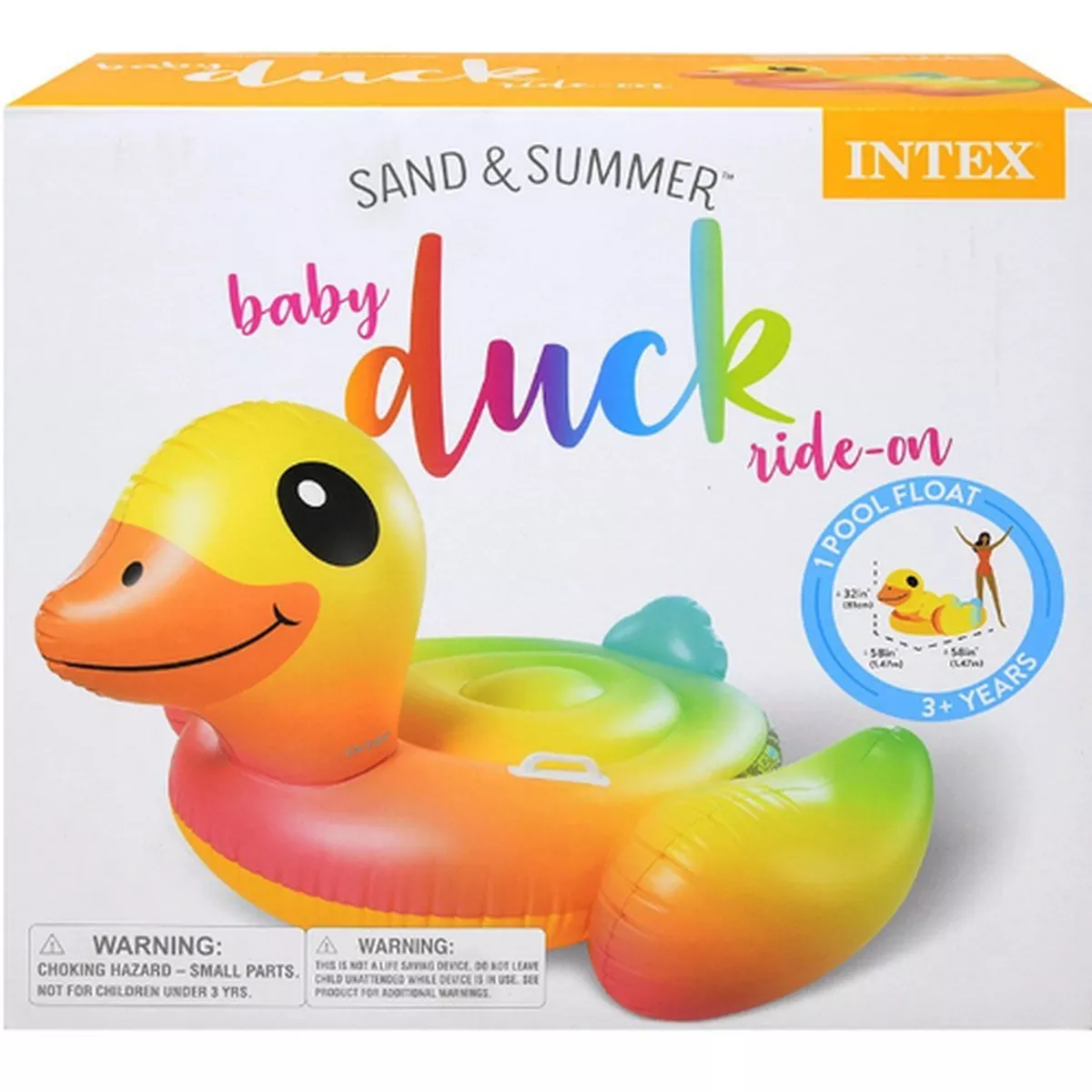 Intex Baby Duck Ride-On Pool Float