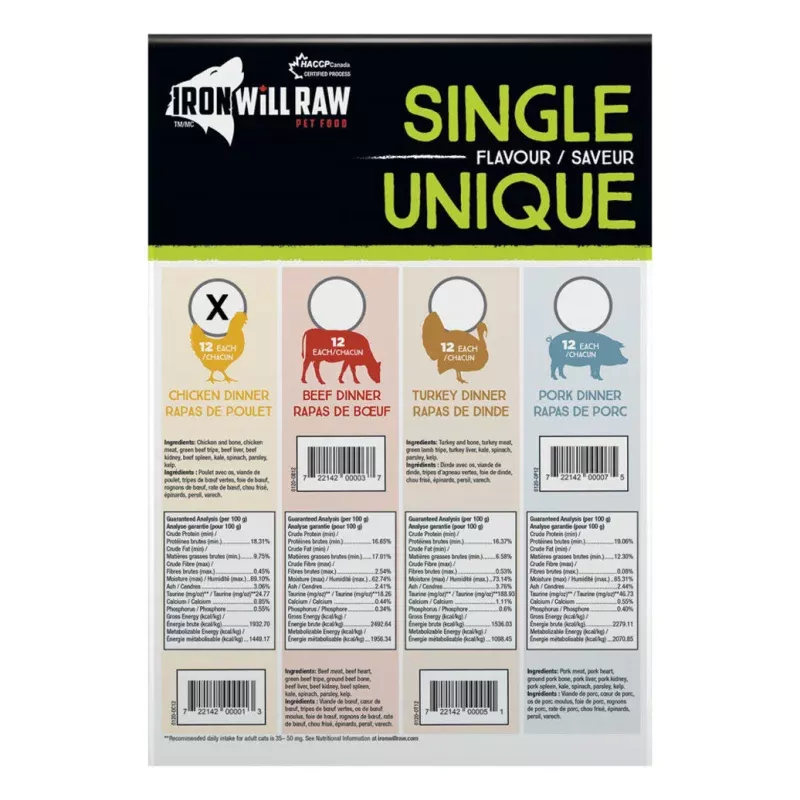 Iron Will Original Chicken 12lb