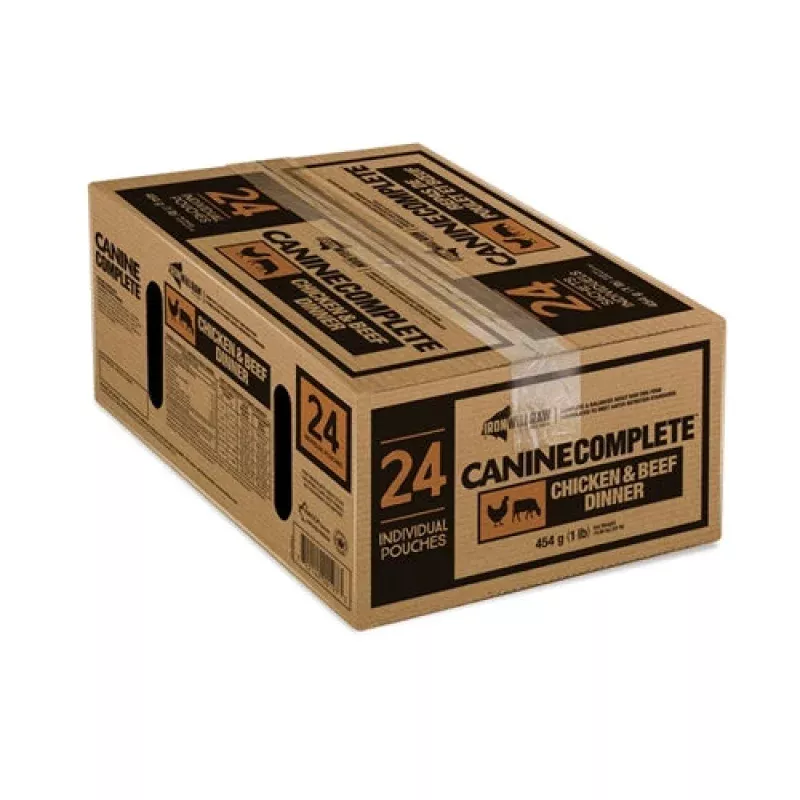 Iron Will Raw Canine Complete Chicken & Beef Dinner 24lb