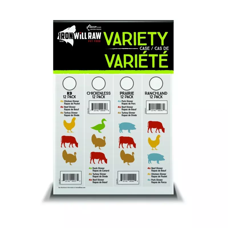 Iron Will Raw Prairie Pack 12lb