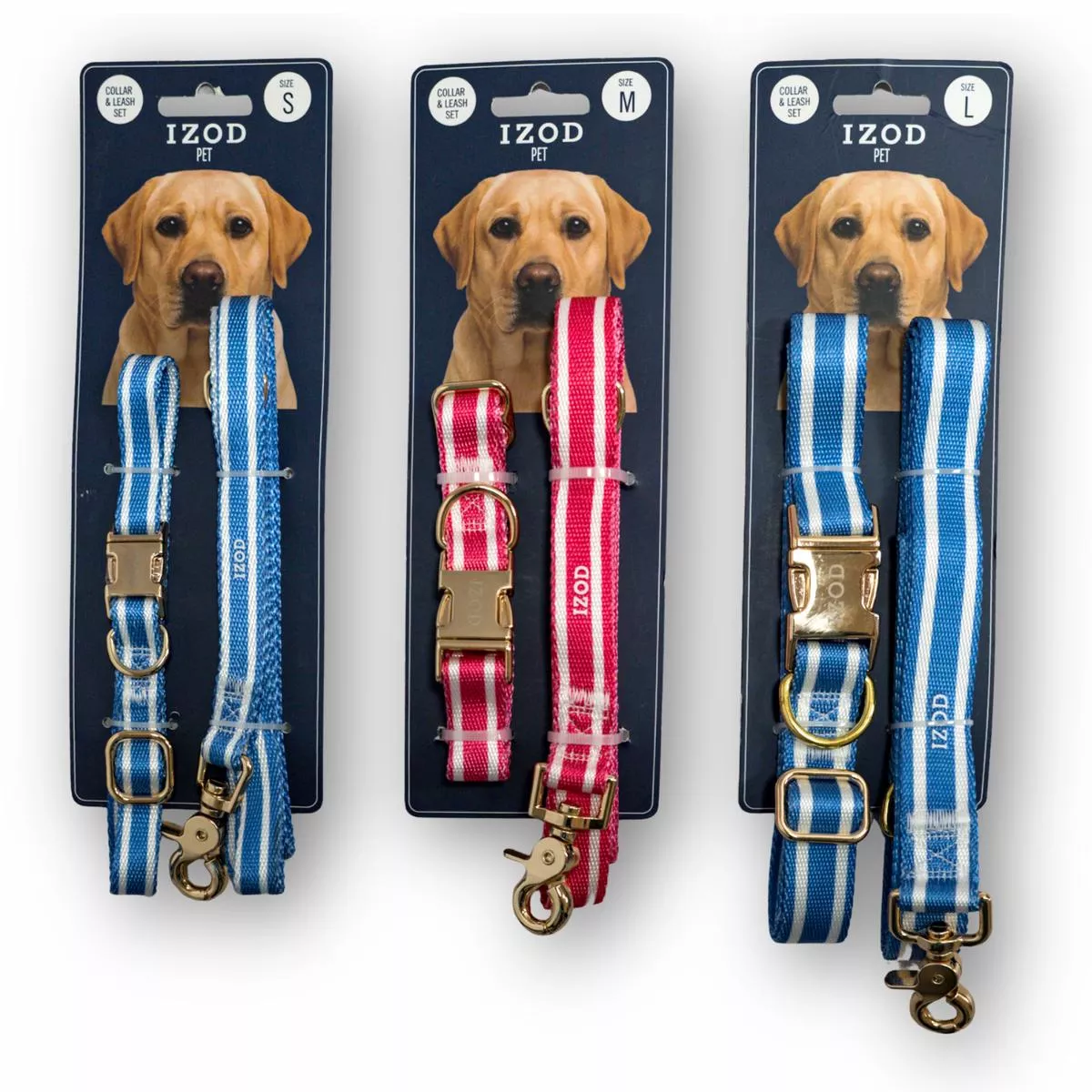 IZOD Pet – Collar & Leash Set