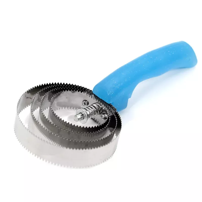 Jeffers Sparkle Grip Reversible Curry Comb Purple