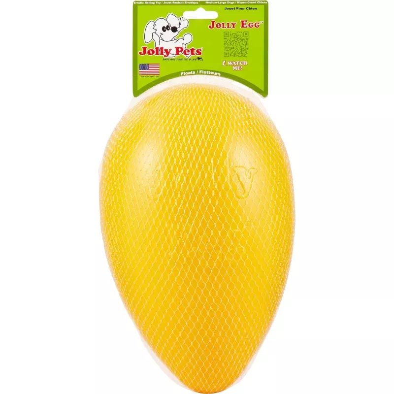Jolly Pets Jolly Egg Yellow 12"