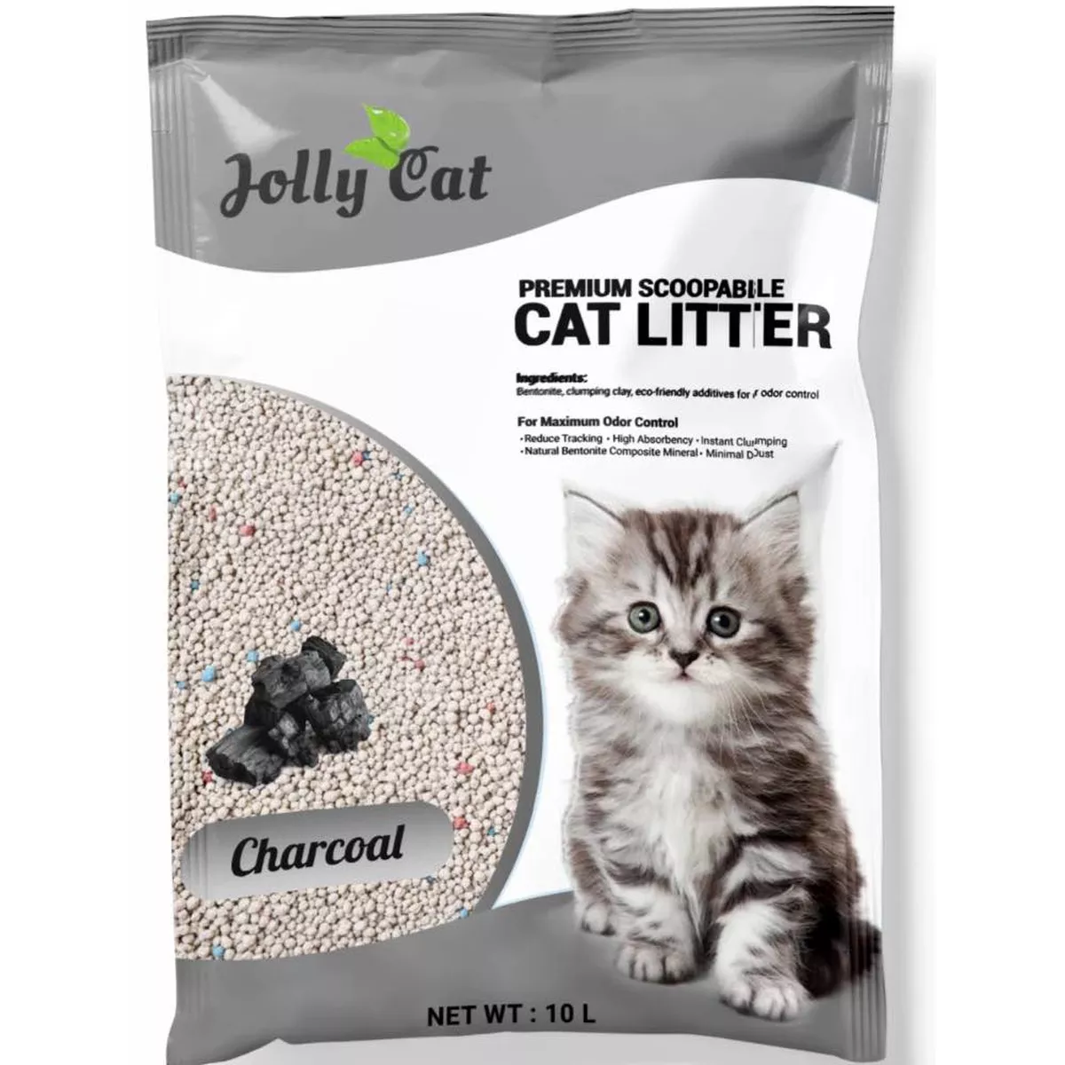 Jollycat Charcoal Cat Litter 10L