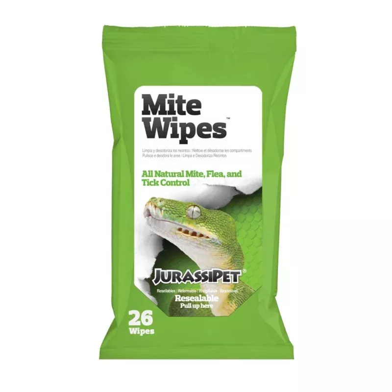 Jurassipet MiteWipes Mite, Flea and Tick Control