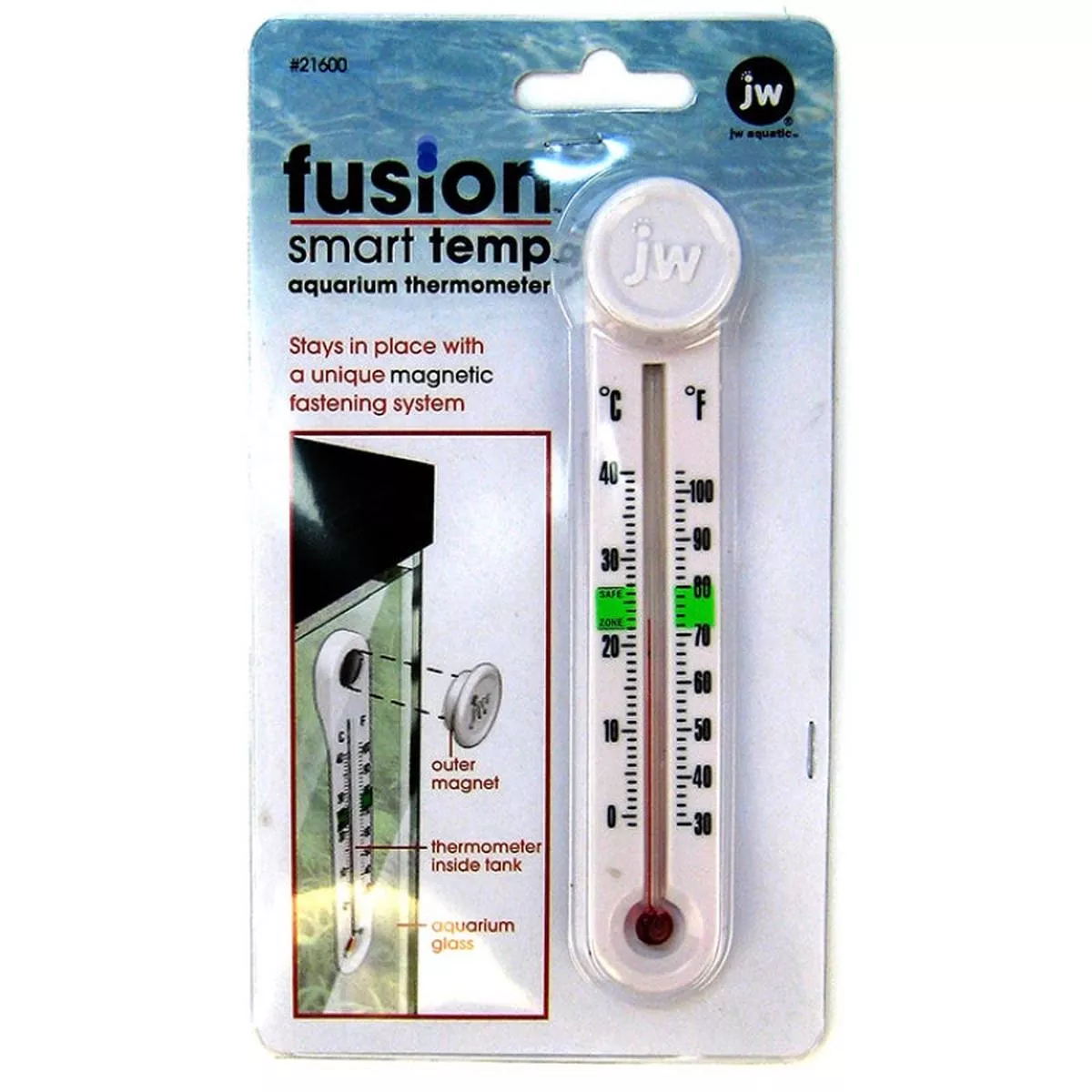 JW Aquarium Smart Temp Thermometer, One Size, White