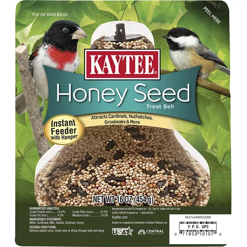 Kaytee Bird Seed Bell, 15 oz