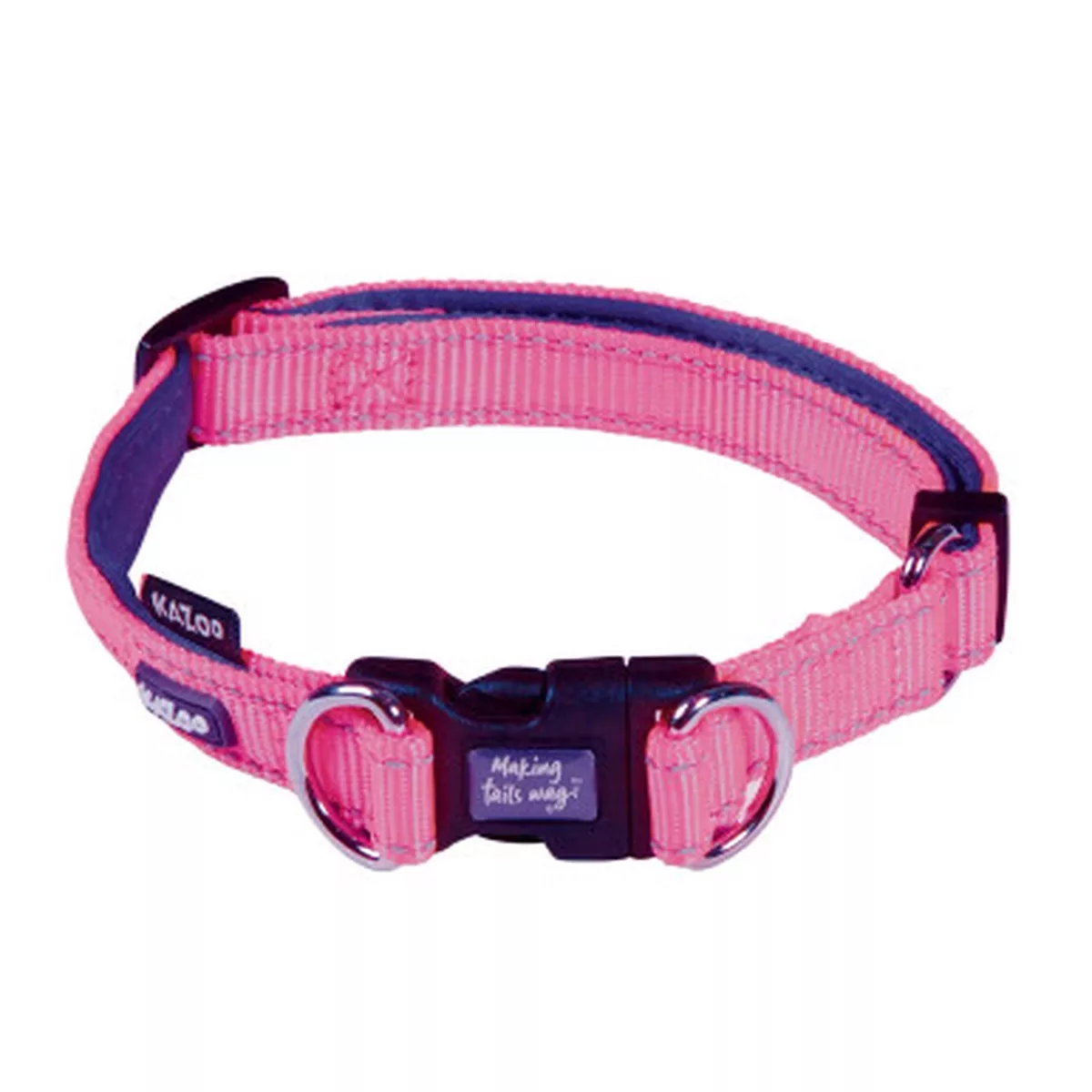 Kazoo Active Adjustable Nylon Dog Collar Bloom Burst