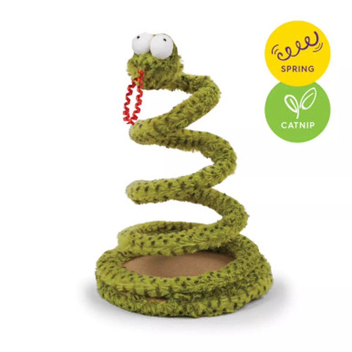 Kazoo Stimulating Springy Snake Cat Toy