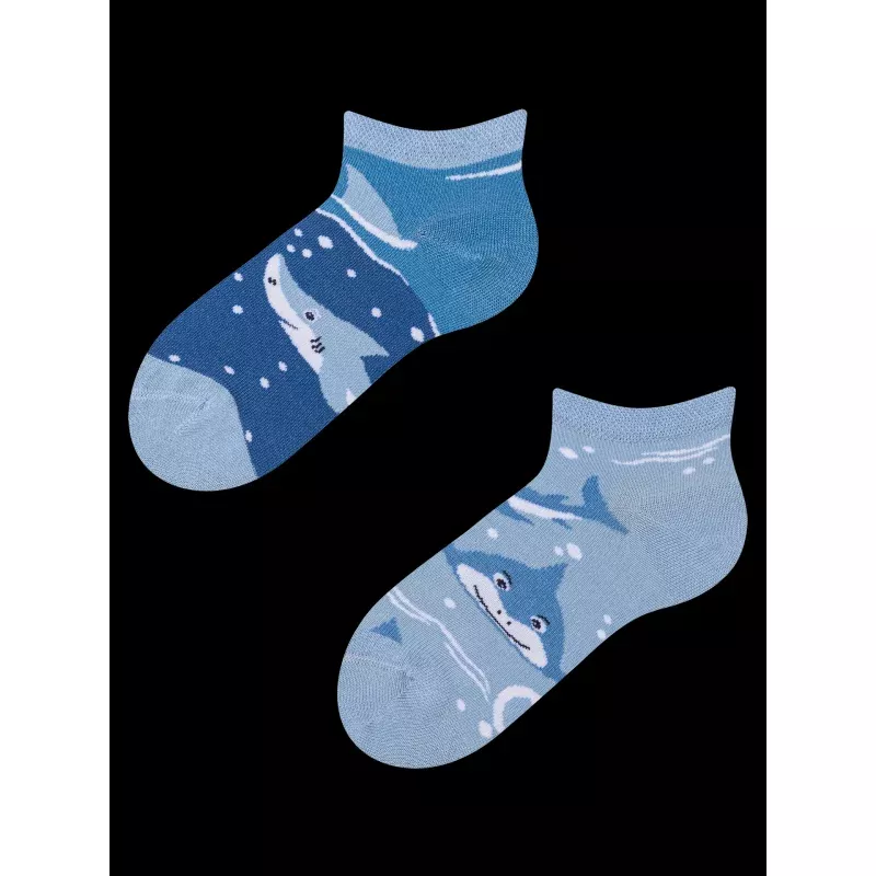 Kids' Ankle Socks Grey Shark