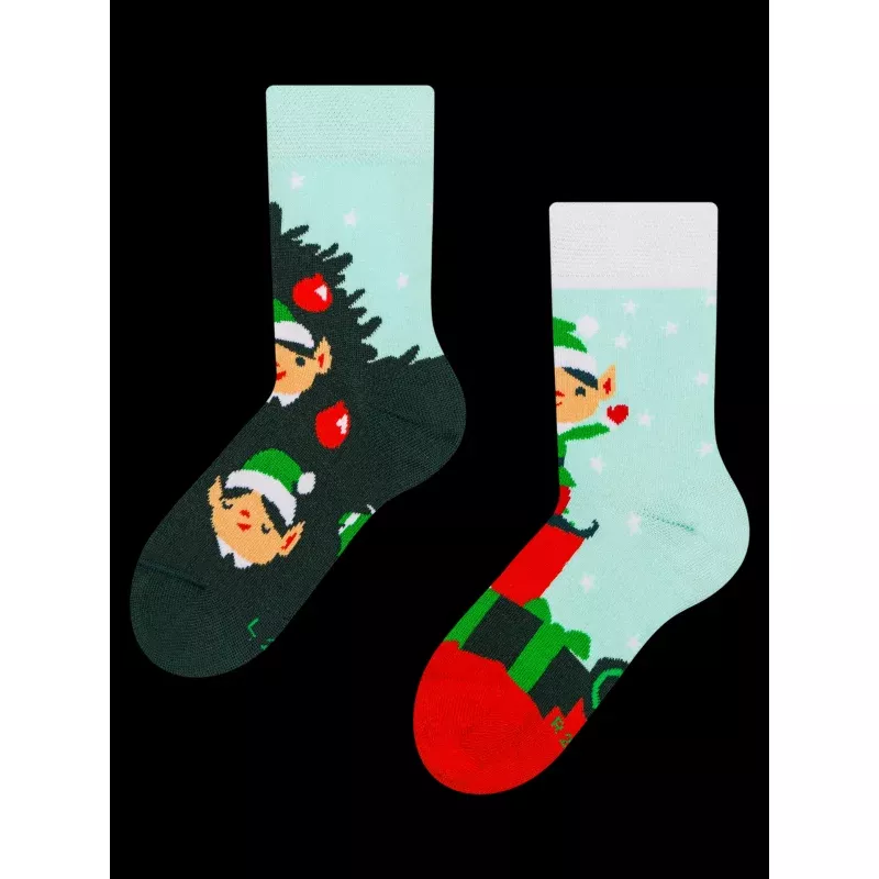 Kids' Socks Elves & Presents