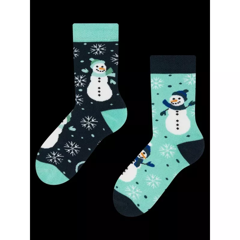 Kids' Warm Socks Joyful Snowman