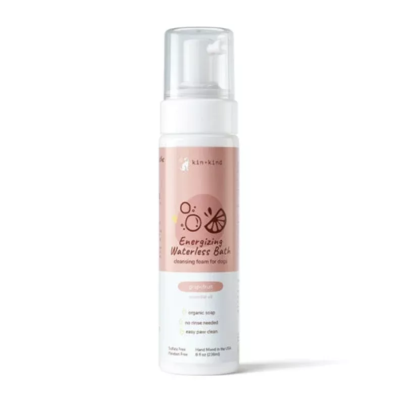 Kin+Kind Soothing Waterless Bath Energizing Grapefruit 8oz