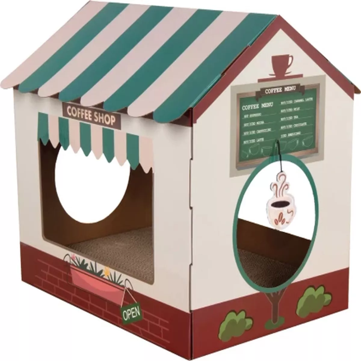 Kitty Koffee Shop Cat Scratch Toy