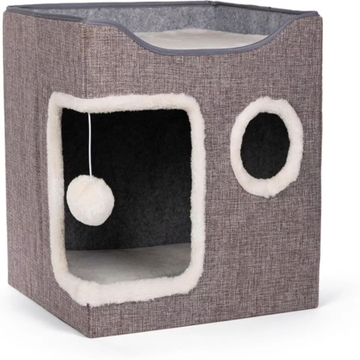 Kitty's Getaway Cabana Cube Cat Bed
