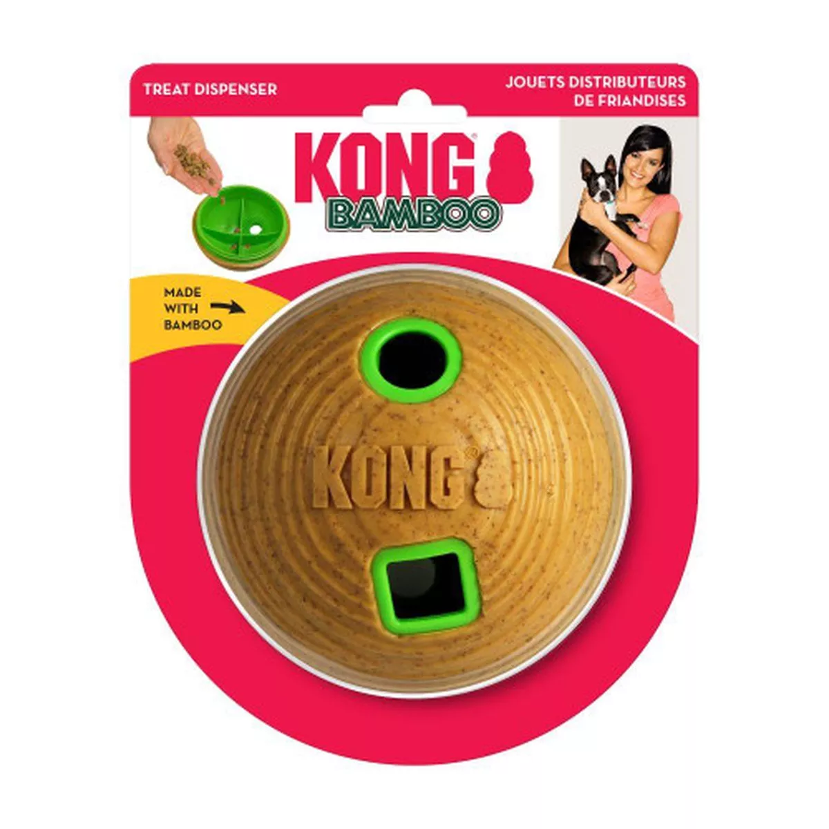 Kong Bamboo Ball Dog Toy, Medium