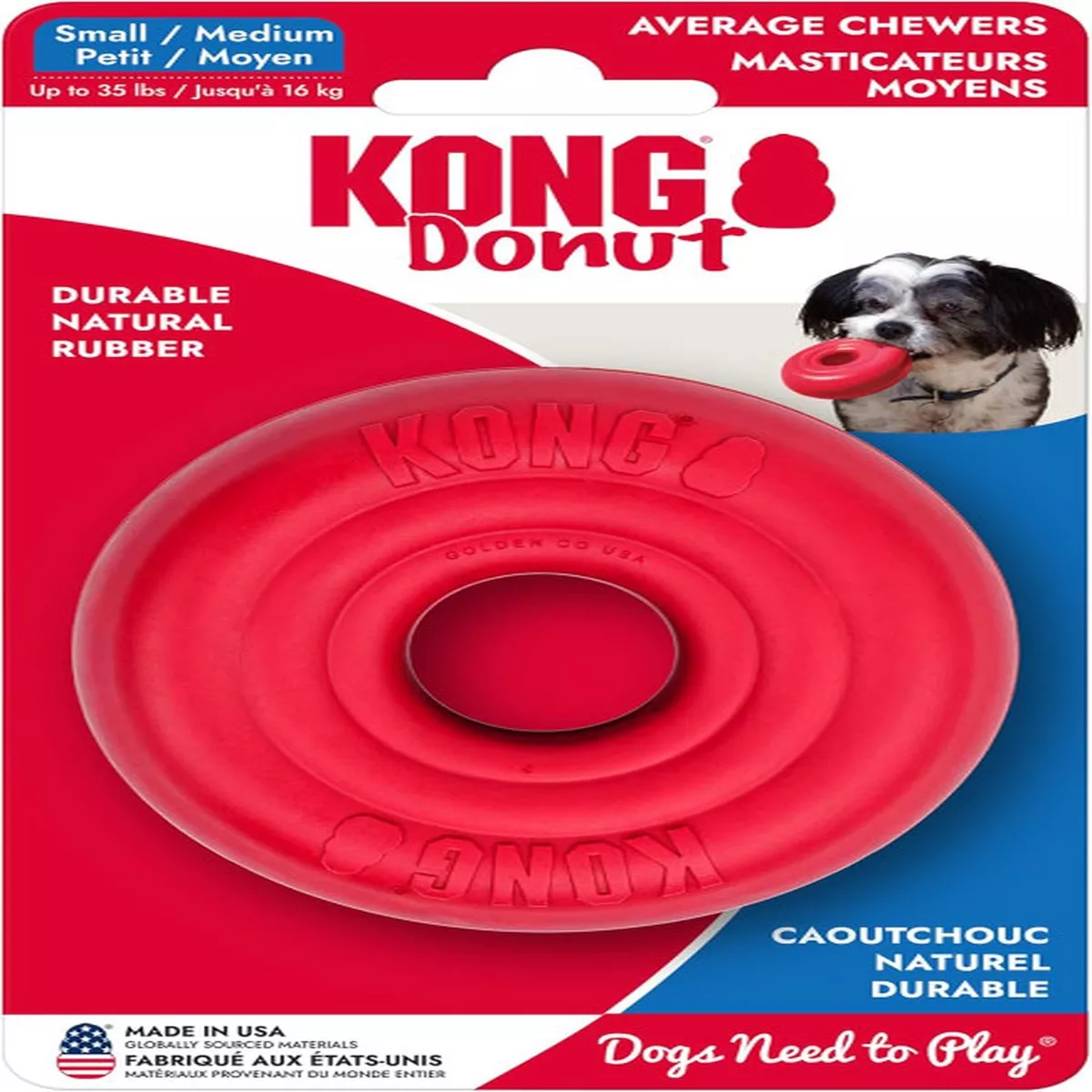 KONG Donut, Red, Small/Medium