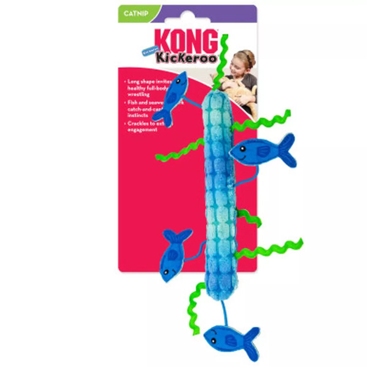 KONG Kickeroo Stickeroo Cat Toy