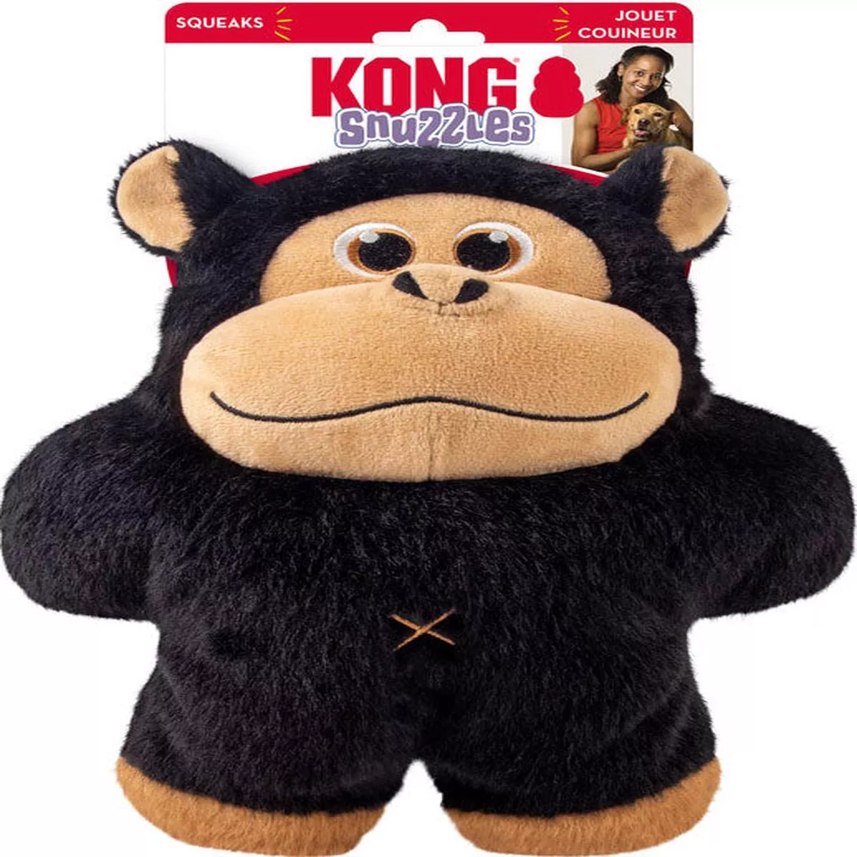Kong Snuzzles Gorilla – BROWN | XL