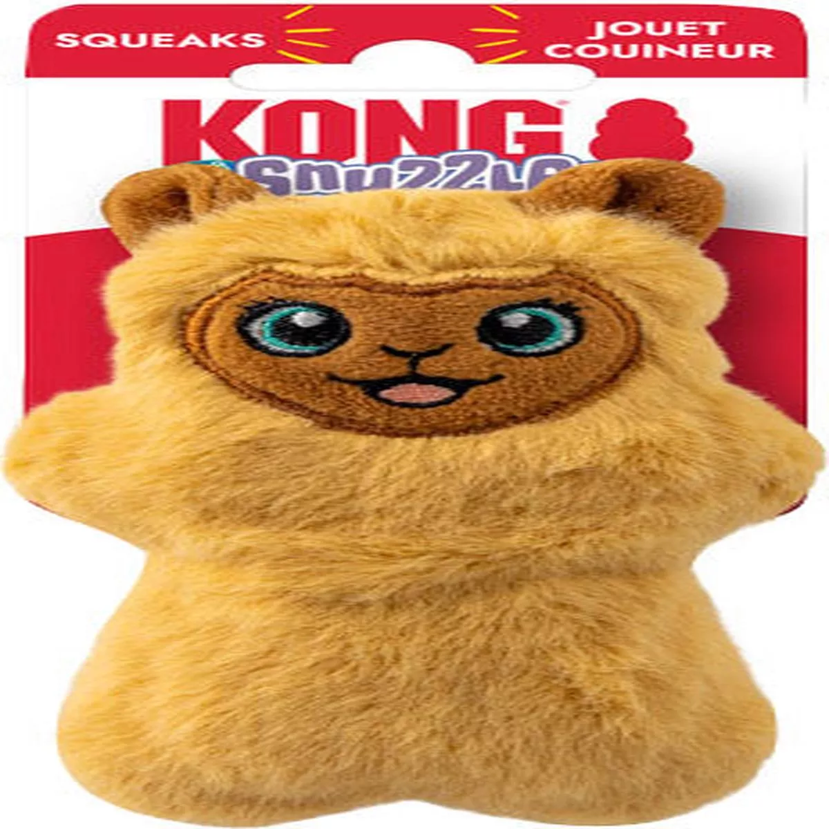 Kong Snuzzles Mini Llama – BROWN | XS