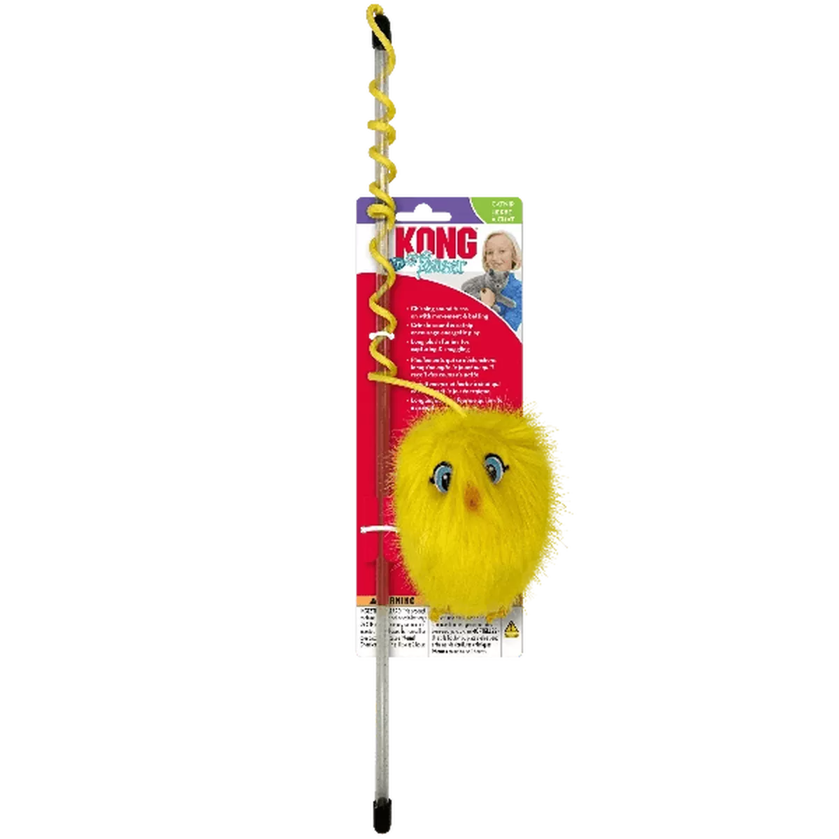 KONG Teaser Chirpz Chick Cat Toy