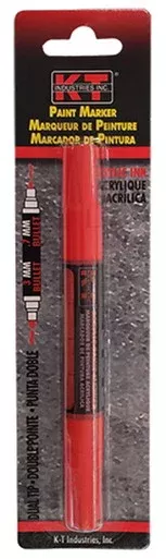 KT Industries Dual Tip Acrylic Paint Marker Red
