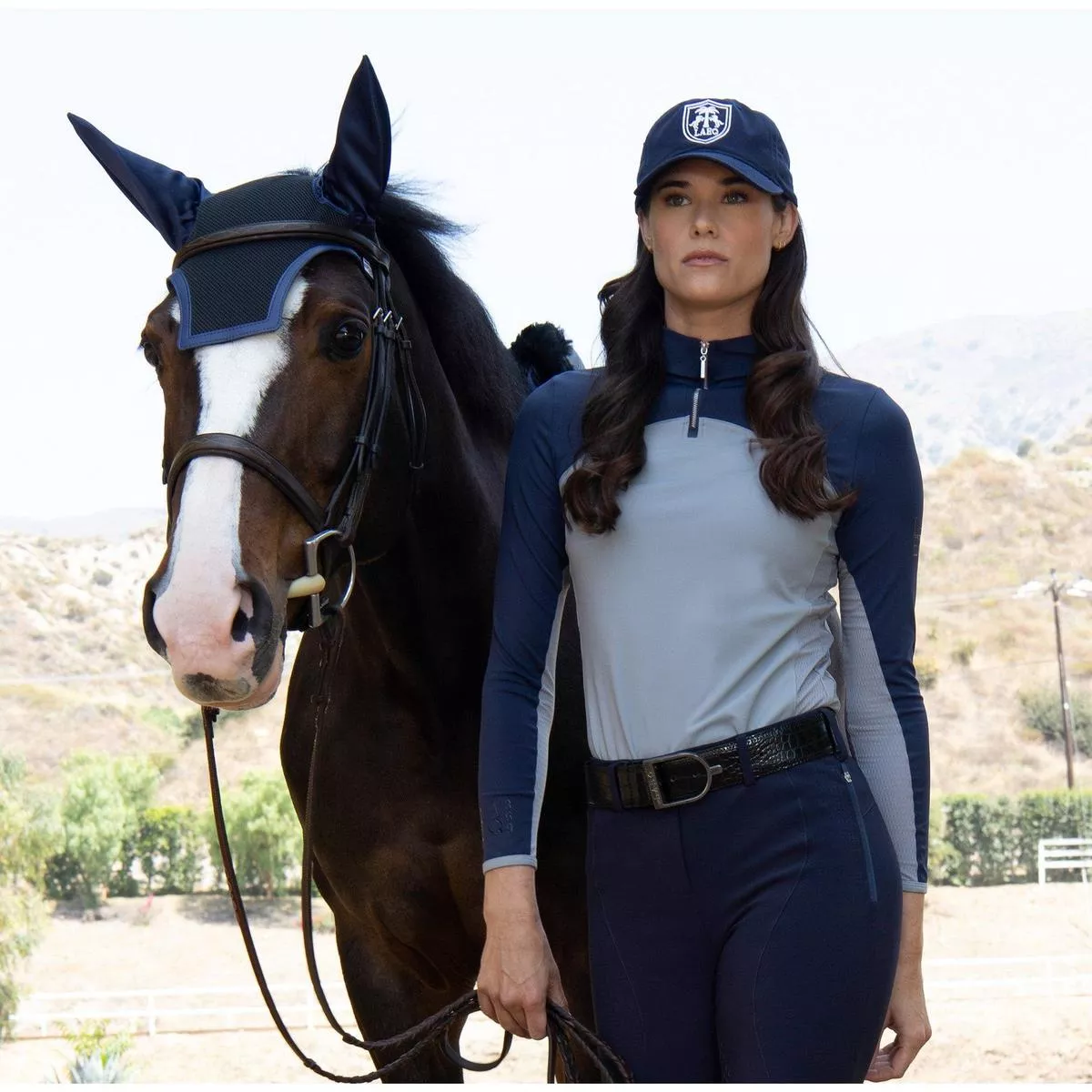 LA EQ The Sunset Performance Base Layer – Large | Navy/Grey