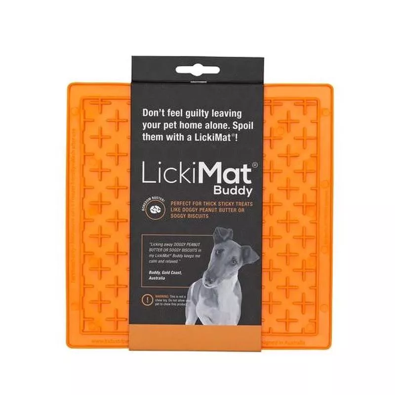 Lickimat Buddy for Dogs Orange