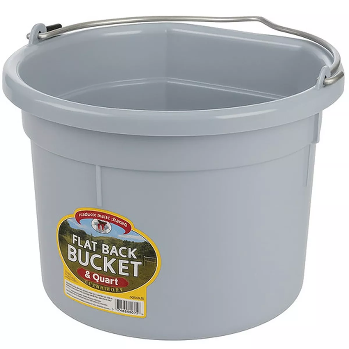 Little Giant DuraFlex Flat Back Bucket, 8qts.