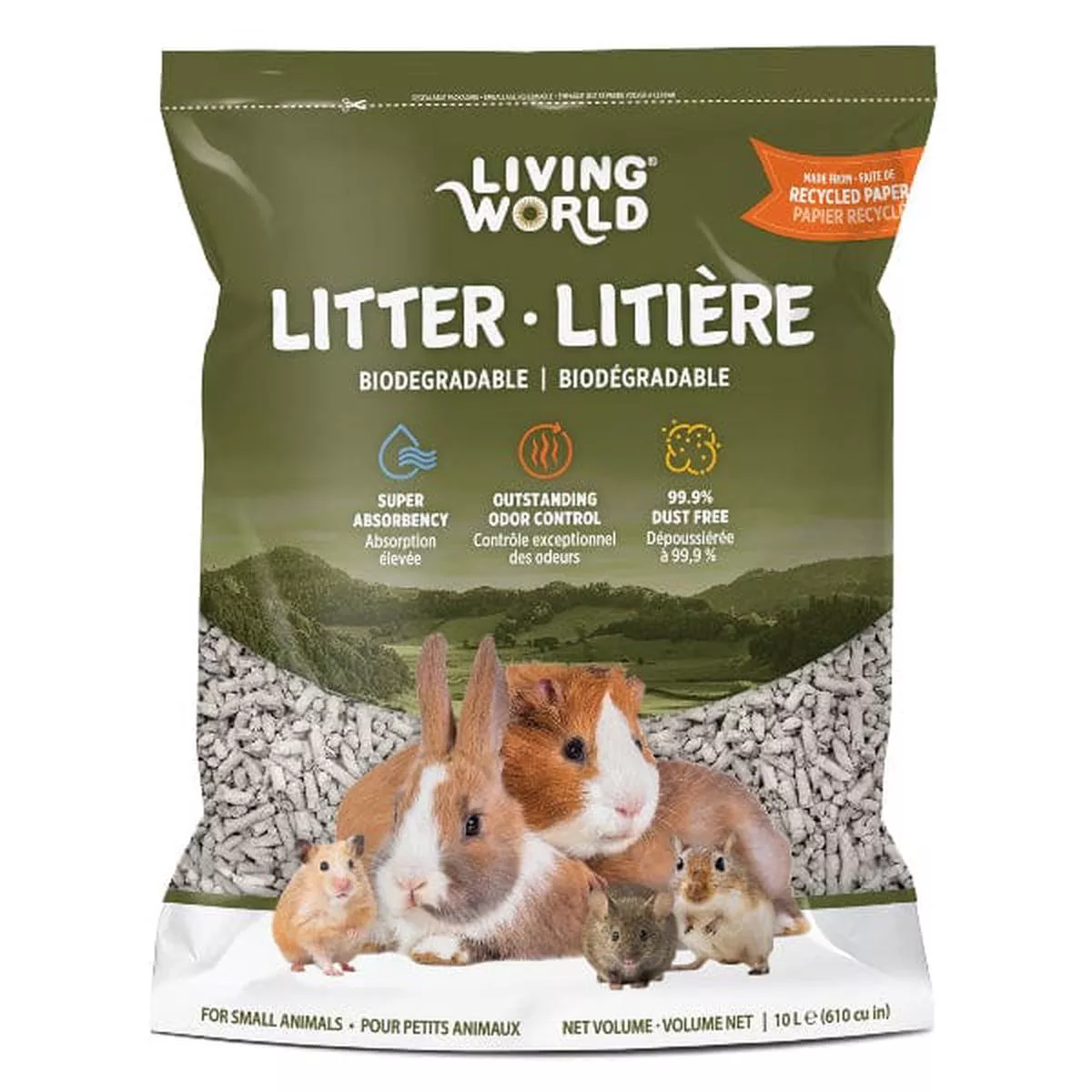Living World Biodegradable Litter for Small Animals