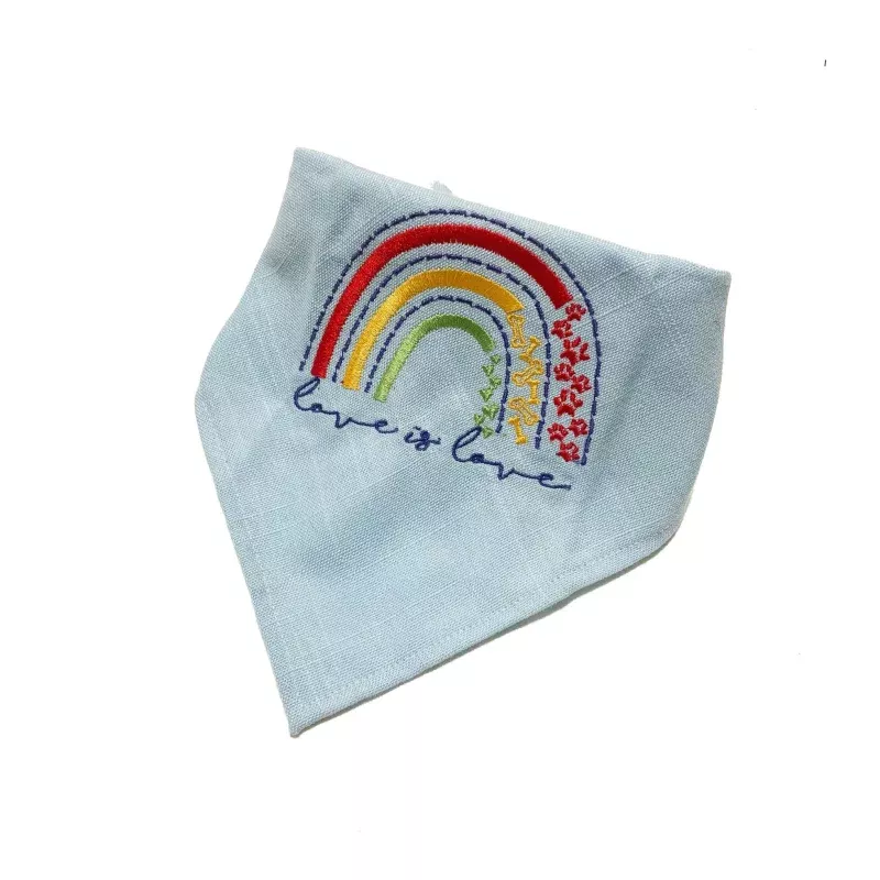 "Love is Love" PRIDE Bandana Blue