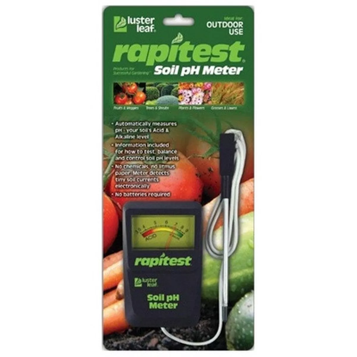 Luster Leaf Rapitest Instamat Soil PH Meter