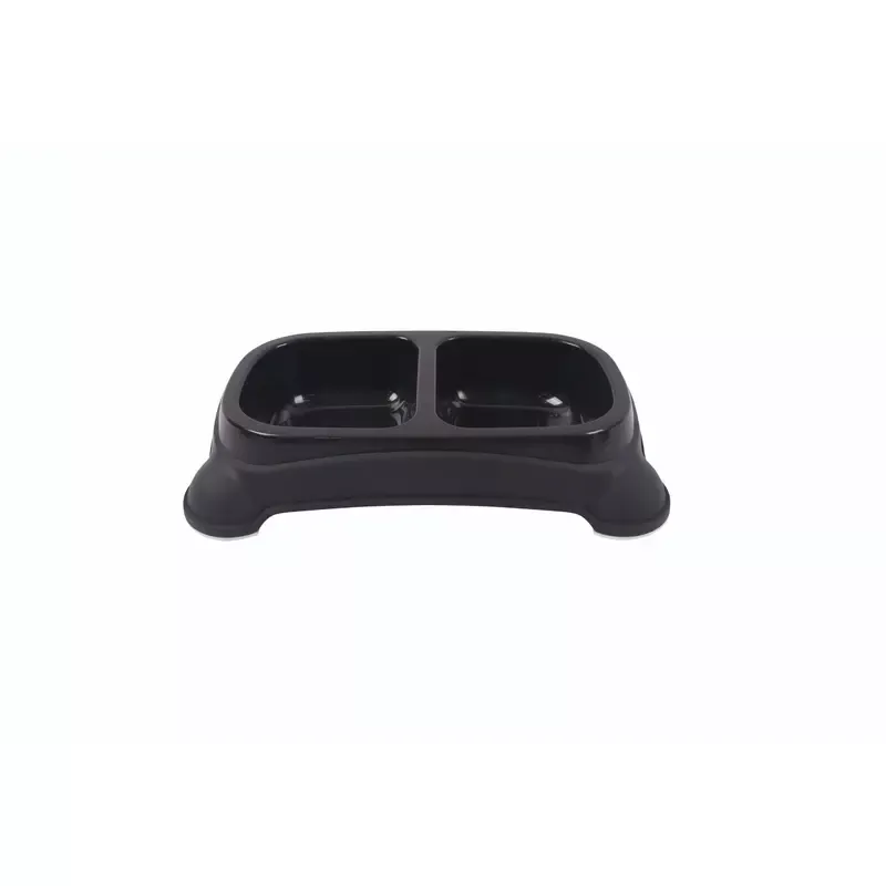 M-PETS Plastic Double Bowl – 2 X 400ml