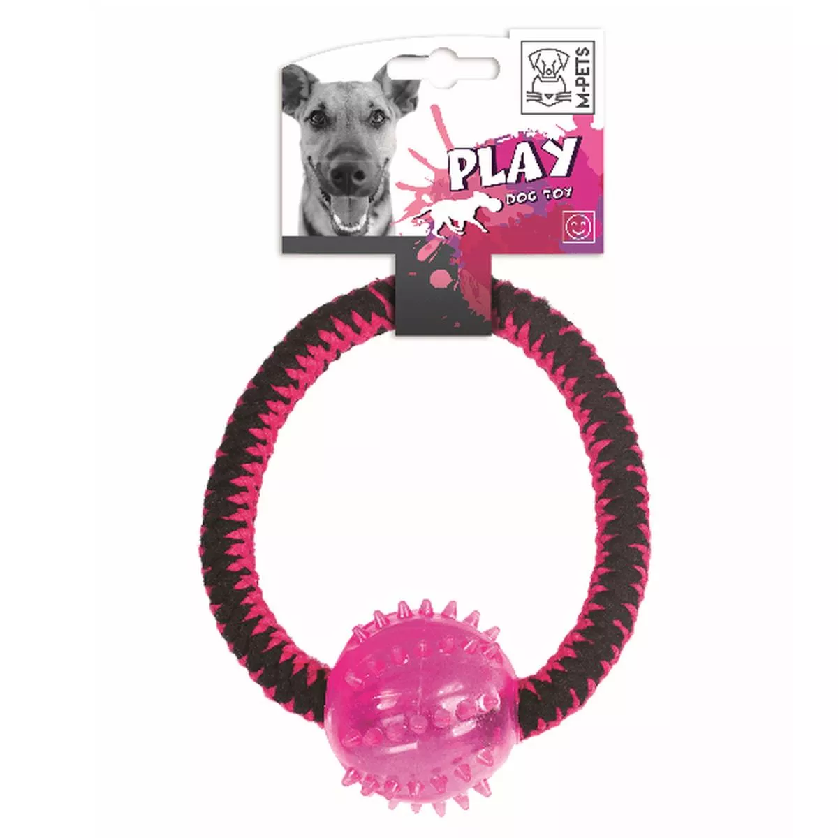 M-PETS Twist Ring Ball Rope