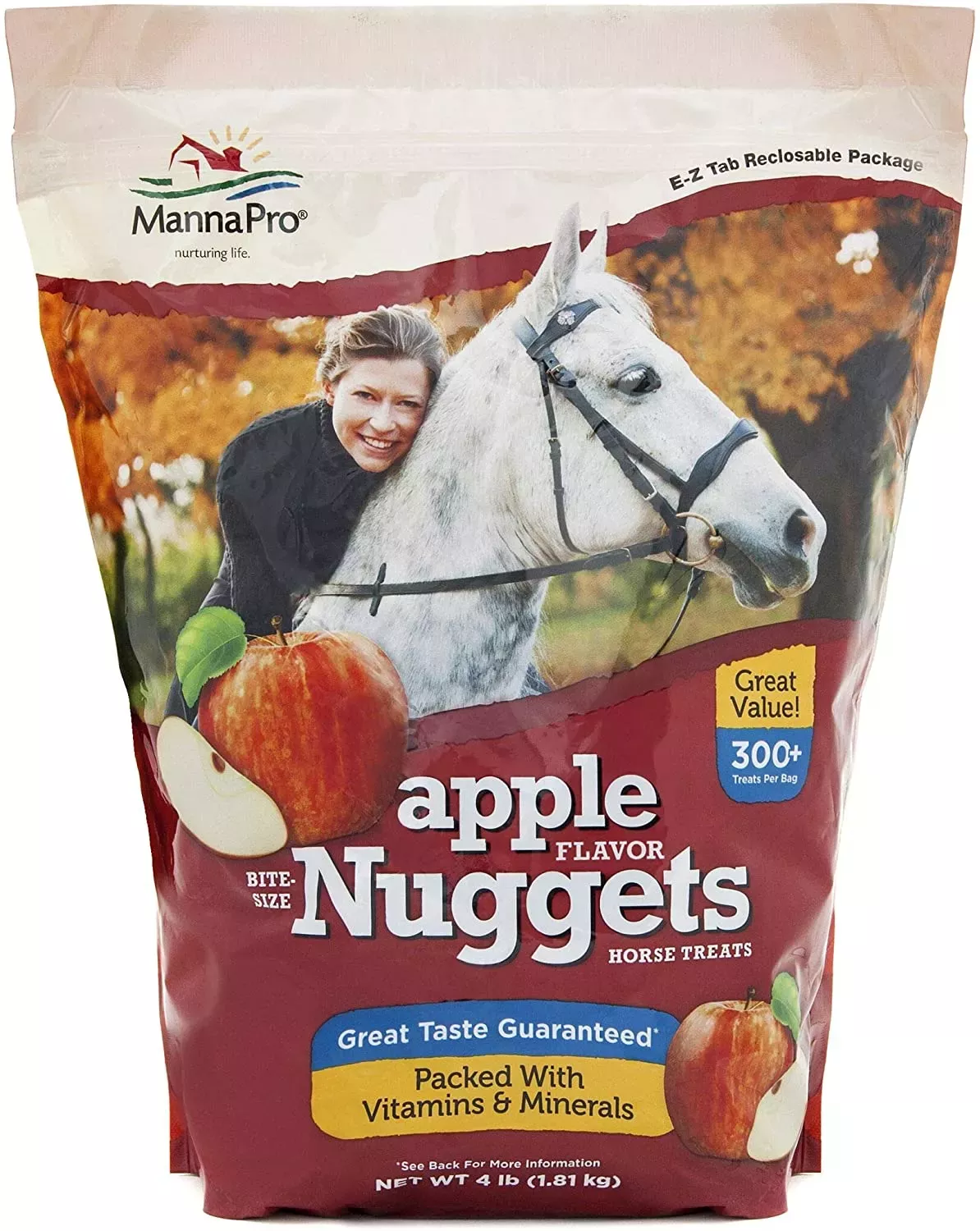 Manna Pro: APPLE NUGGETS – 4 LB
