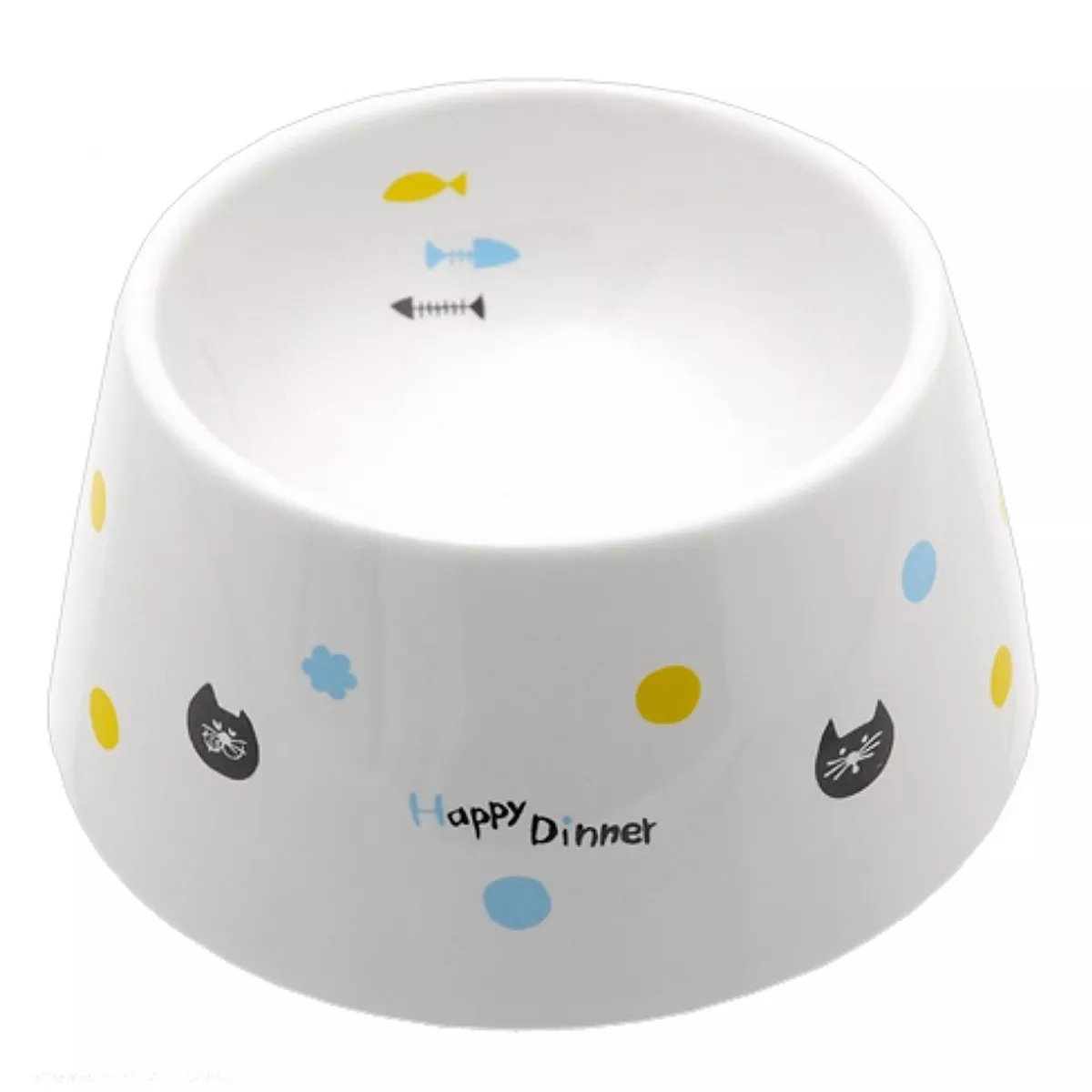 Marukan Easy Eat Ceramic Cat Dish