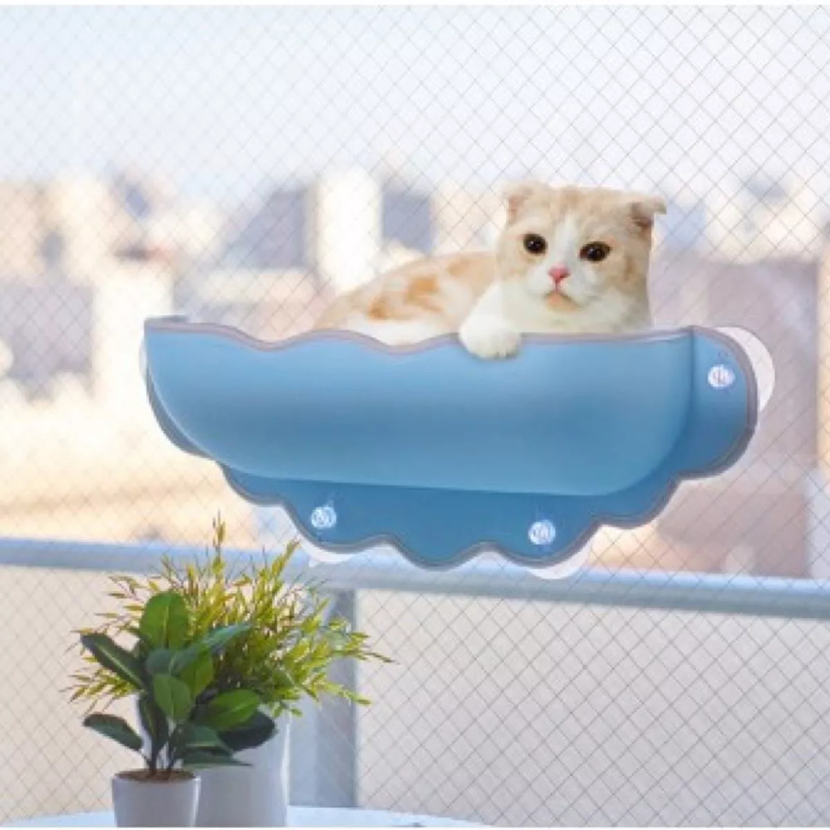 Marukan Window Cloud Cat Bed