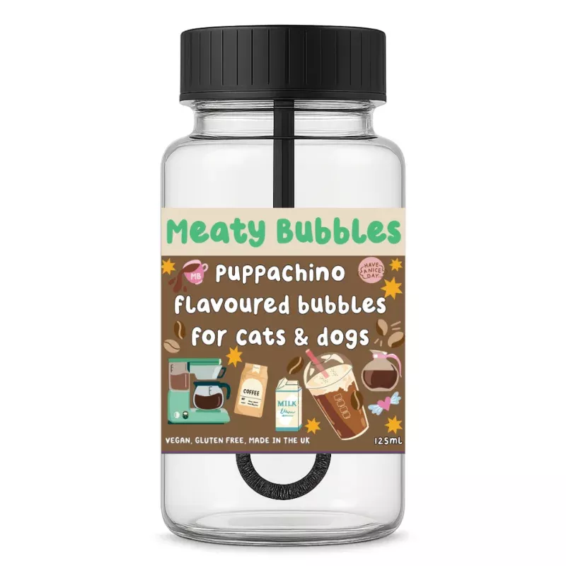 Meaty Bubbles Puppachino Bubbles 125ml