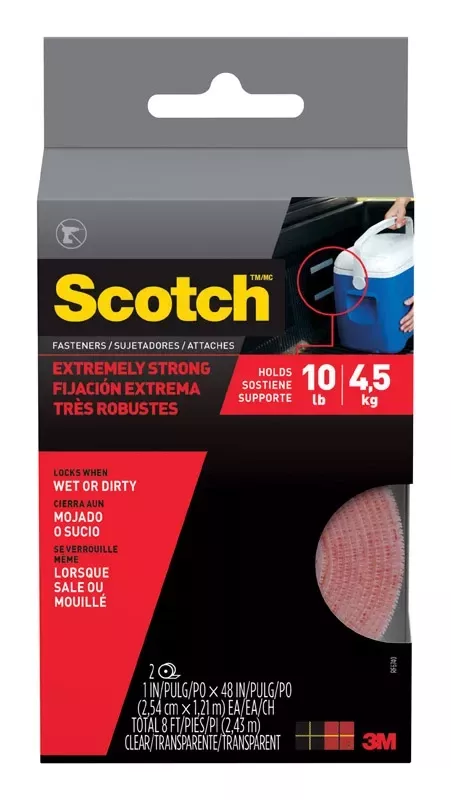 Medium Foam Hook And Loop Fastener 48 In. L 1 Pk