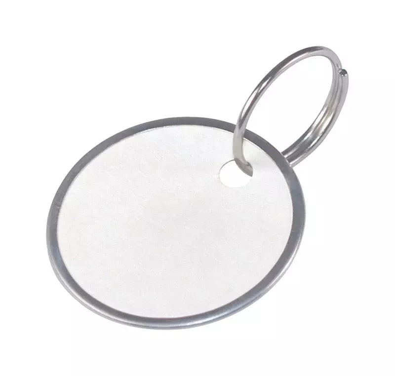 Metal White Labeling/id Key Ring