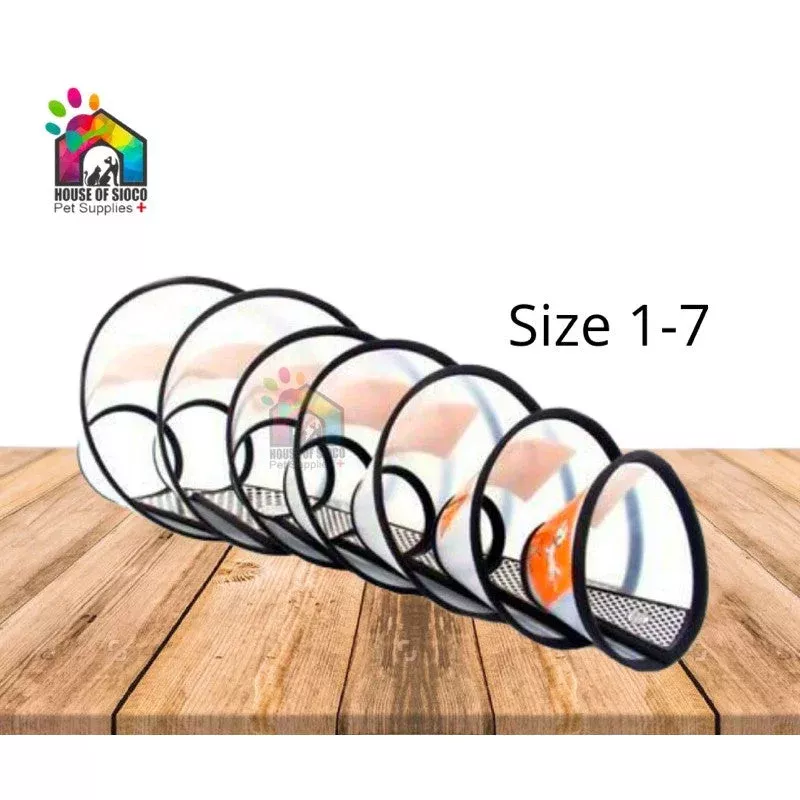 Michiko Pet E-Collar Transparent Protective Cone