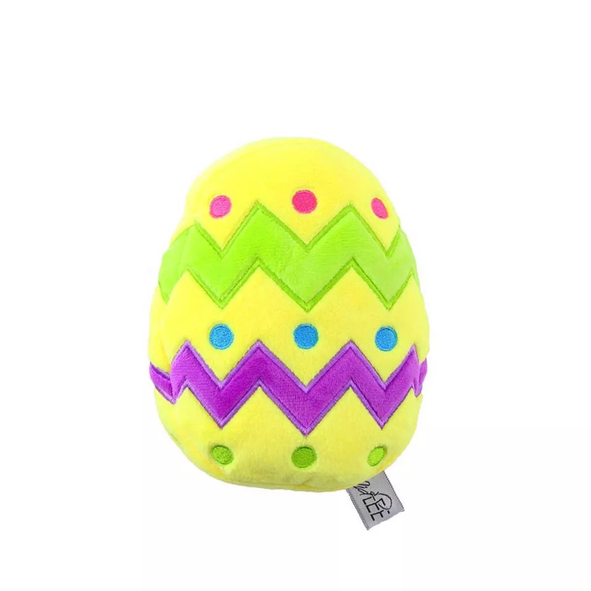 Midlee Easter Egg Dog Toy, Small (Yellow)
