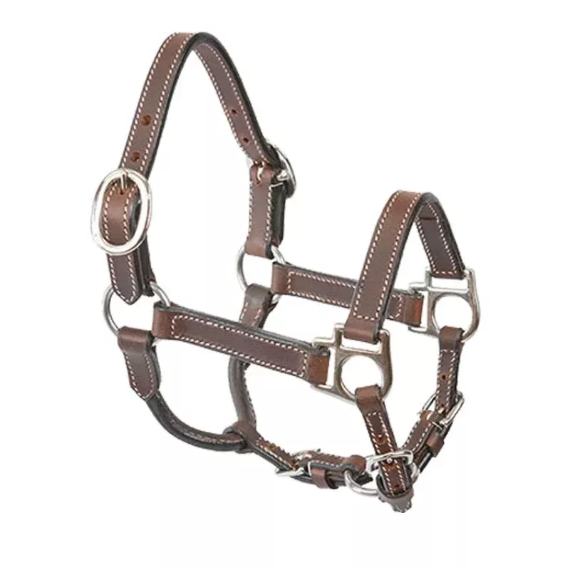Miniature Horse Leather Halter Brown