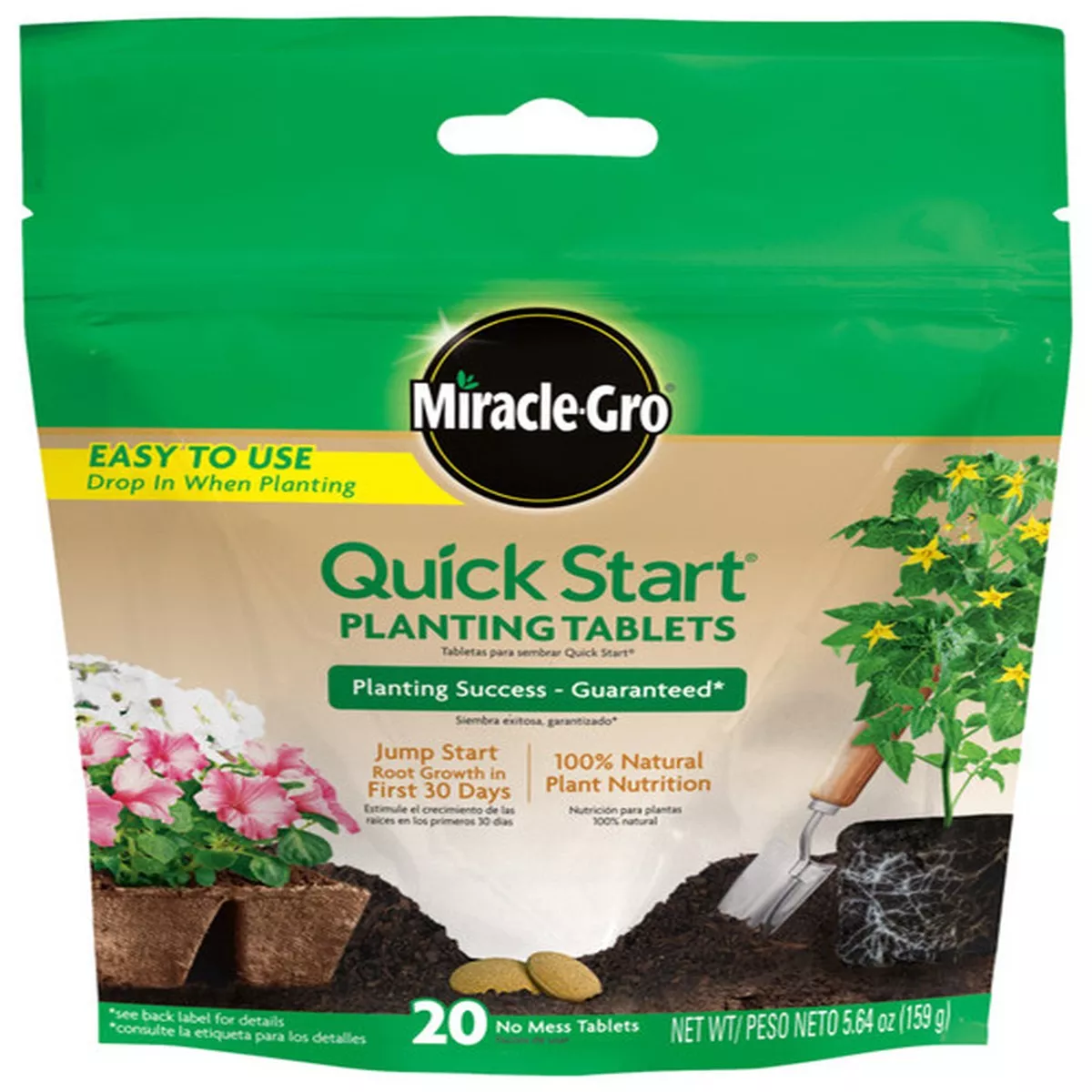 Miracle-Gro Quick Start Planting Tablets, 20ct.