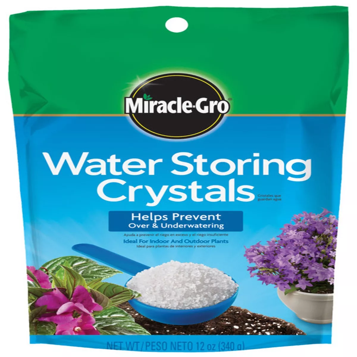 Miracle Gro Water Storing Crystals, 12oz. Bag